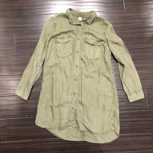 H&M Olive Green Dress